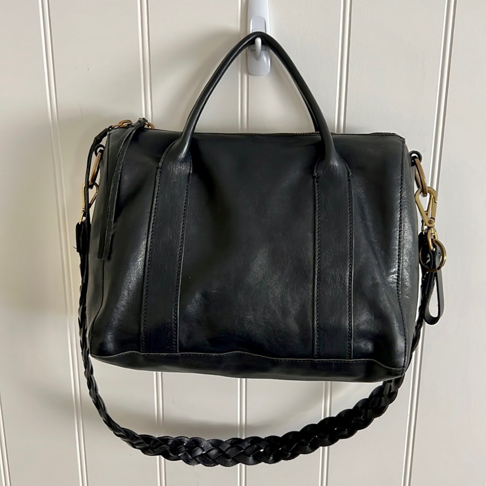 Madewell Black Leather Bag